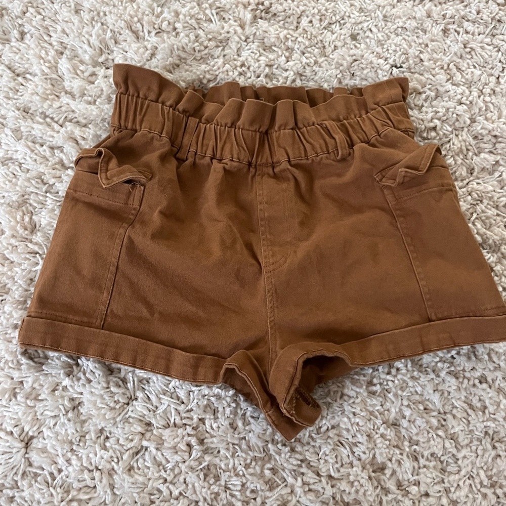 LA Hearts (Pacsun) Brown Paper Bag Shorts